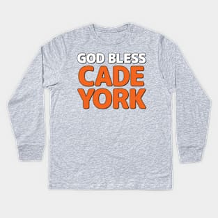 God Bless Cade York Kids Long Sleeve T-Shirt